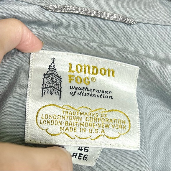 ⭐️ LONDON FOG 70s Men’s Rare Big Ben Charm Bomber Jacket Made In USA Size 46 R - Picture 12 of 14